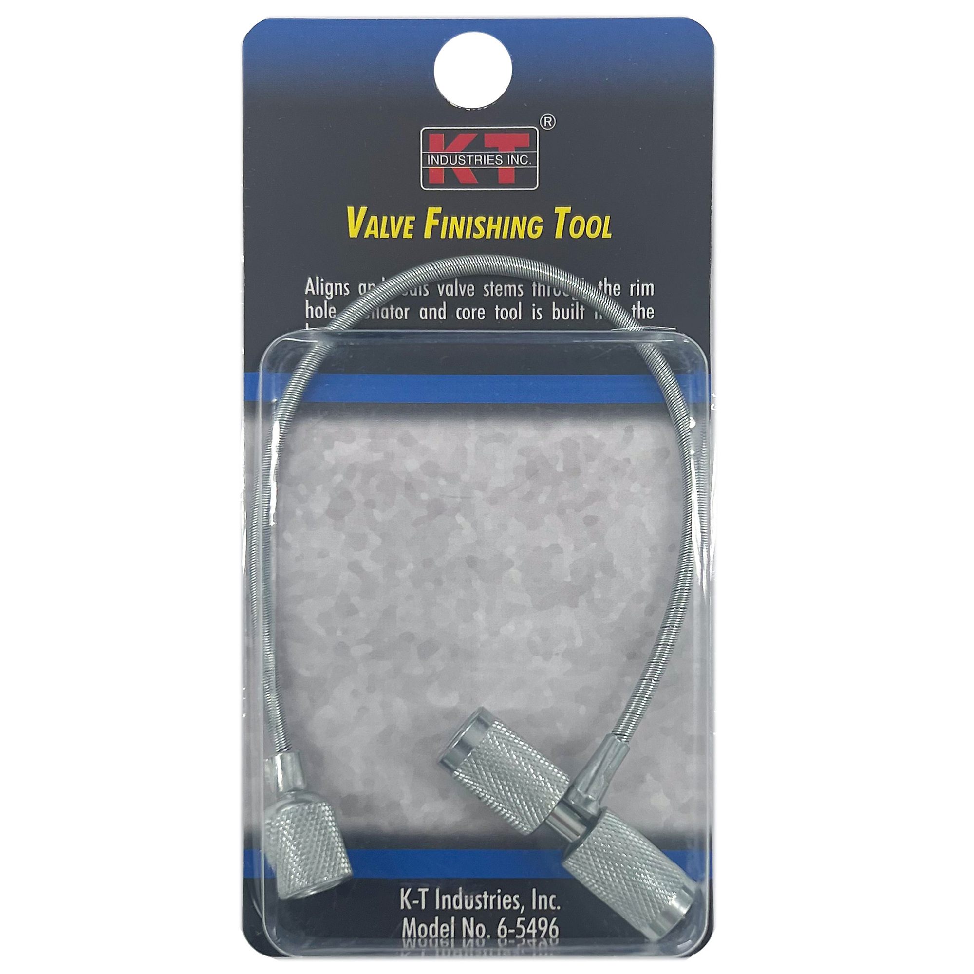 K-T Industries Valve Finishing Tool — Built-In Deflator and Core Tool, Model# 6-5496
